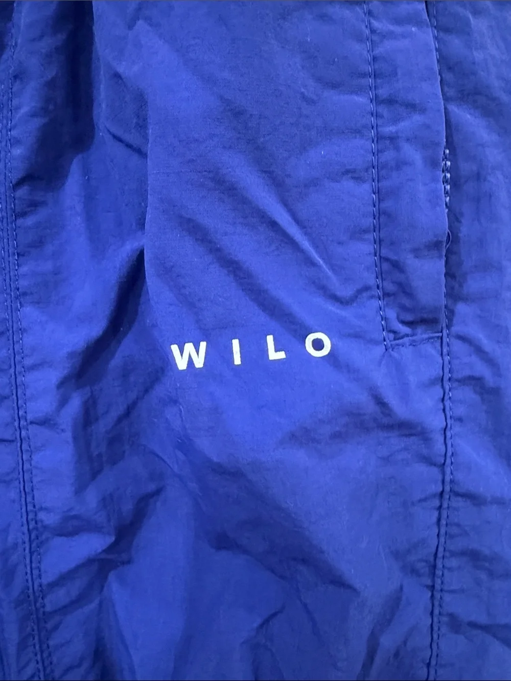 EUC Blue Women's Parachute Joggers - Wilo the Label